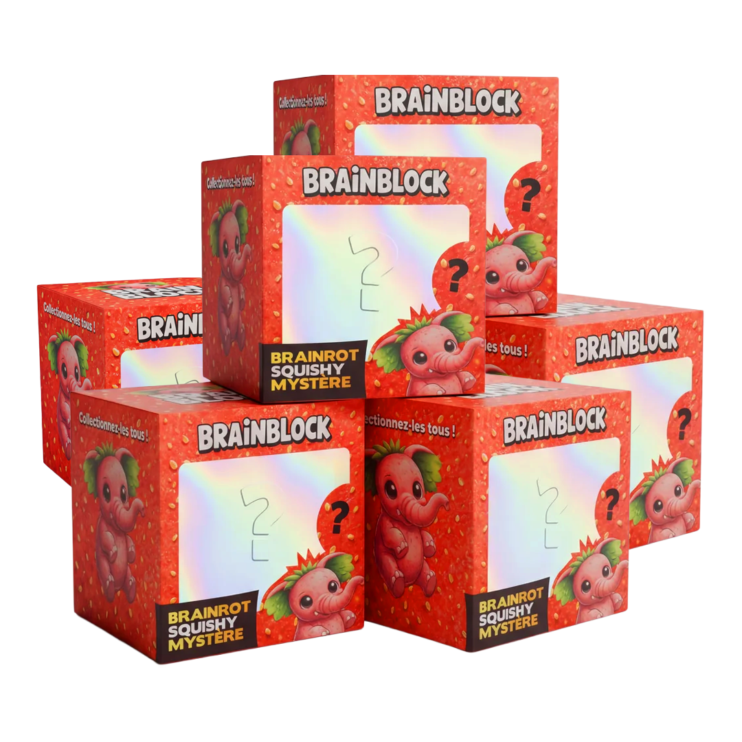Squishy Brain Block x6