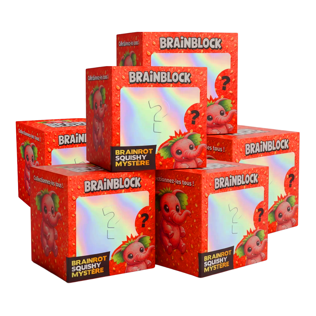 Squishy Brain Block x6